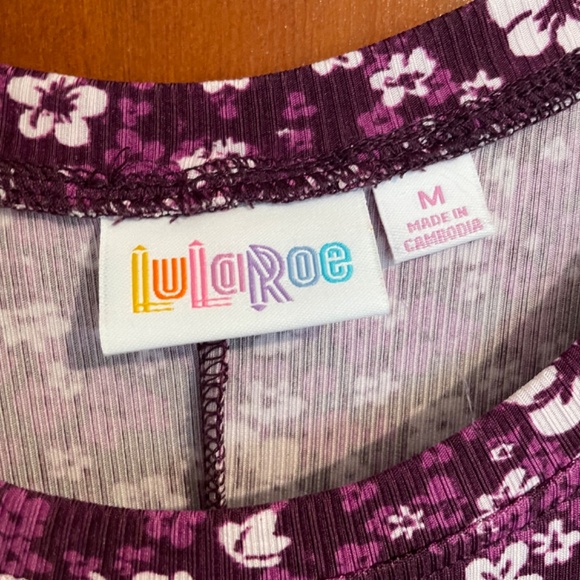 LuLaRoe Charlotte Sleeeveless Dress Size M - Picture 4 of 6